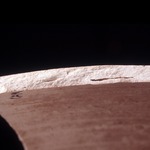 Plate 12: Fresh sherd break of NOG WH 1 (width of field 24 mm). Click to see a larger version
