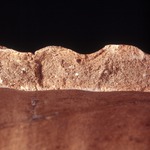 Plate 86: Fresh sherd break of P&W AM 66 (width of field 24 mm). Click to see a larger version