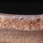 Plate 119: Fresh sherd break of OVW WH (width of field 24 mm). Click to see a larger version